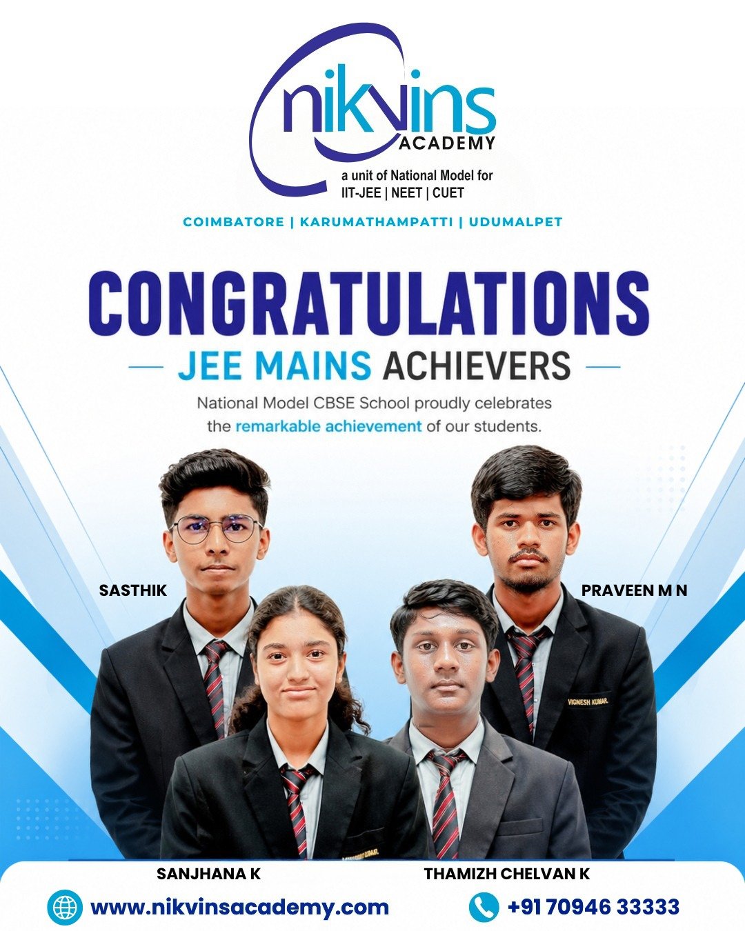 Celebrating JEE Mains Success